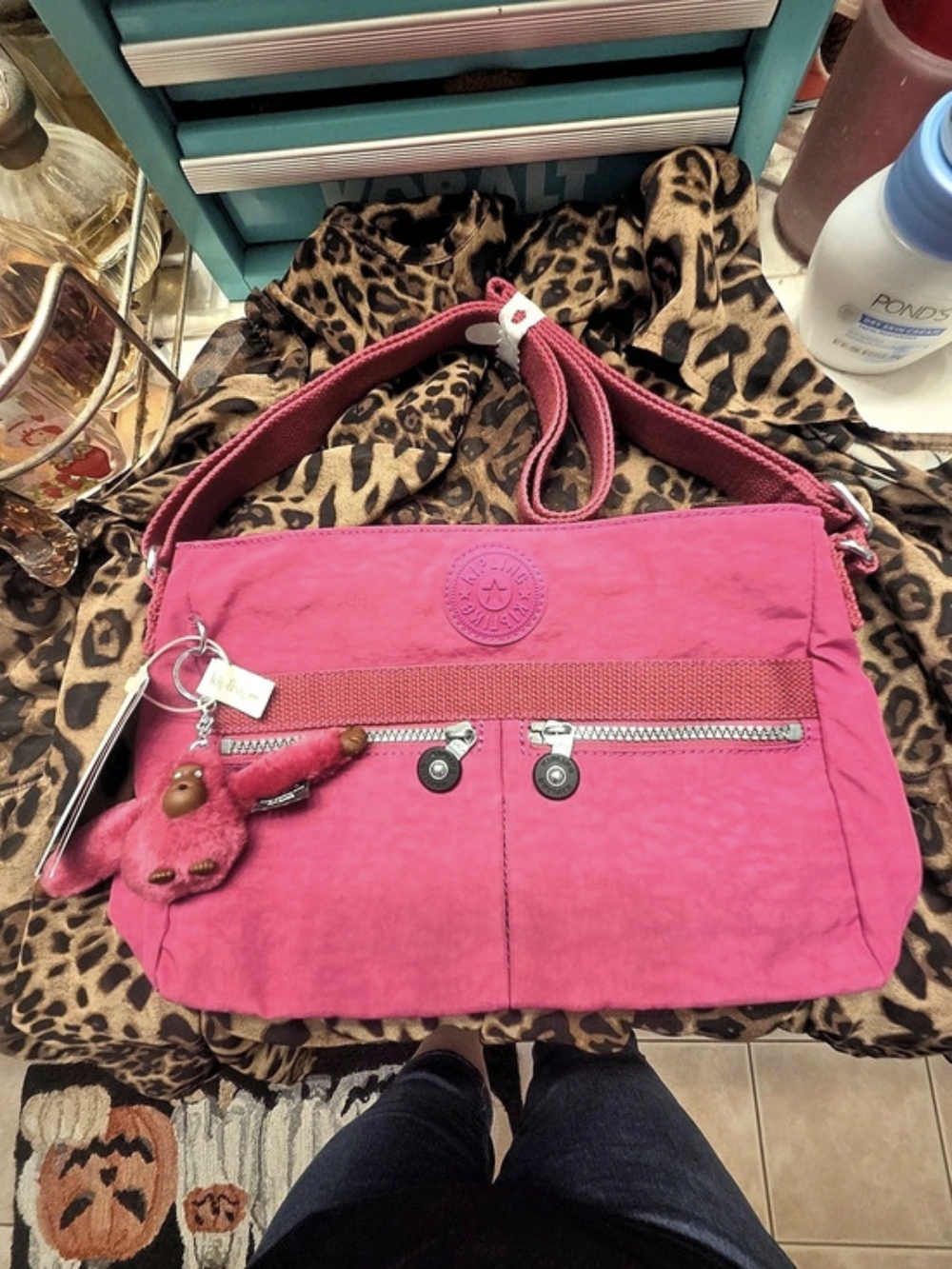 Kipling HB7288 Shoulder Bag in Pink NWT